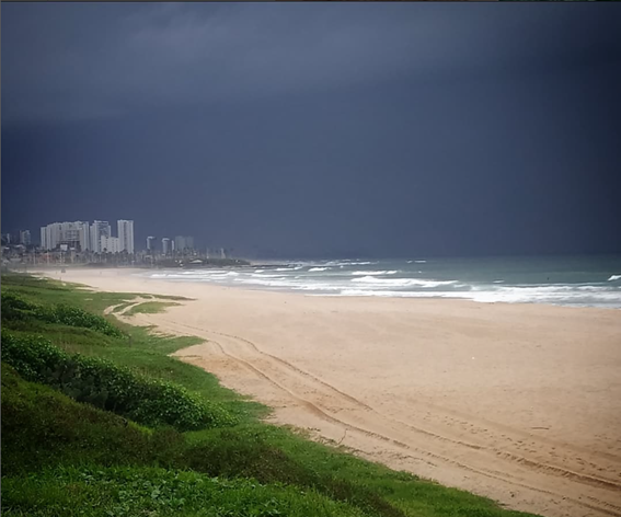 Tempestade no litoral